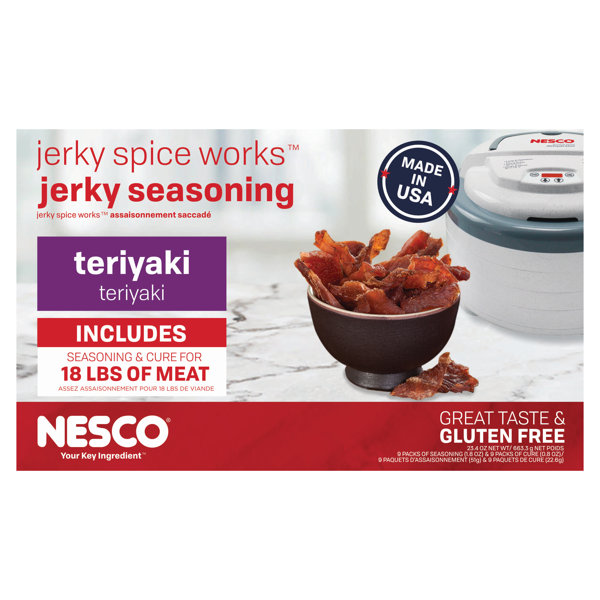 NESCOÂ® Teriyaki Flavor Jerky Seasoning, 9 Pack Wayfair